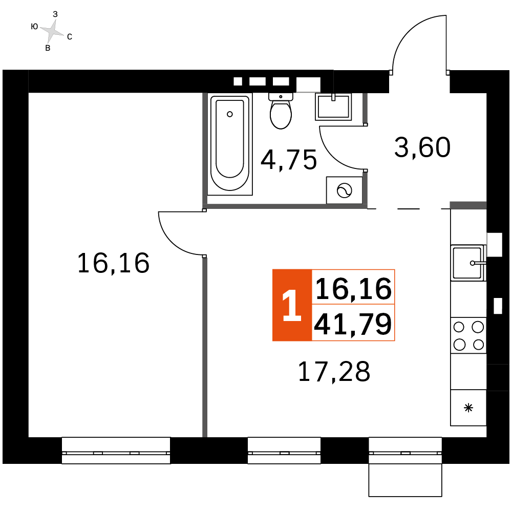 План таунхауса