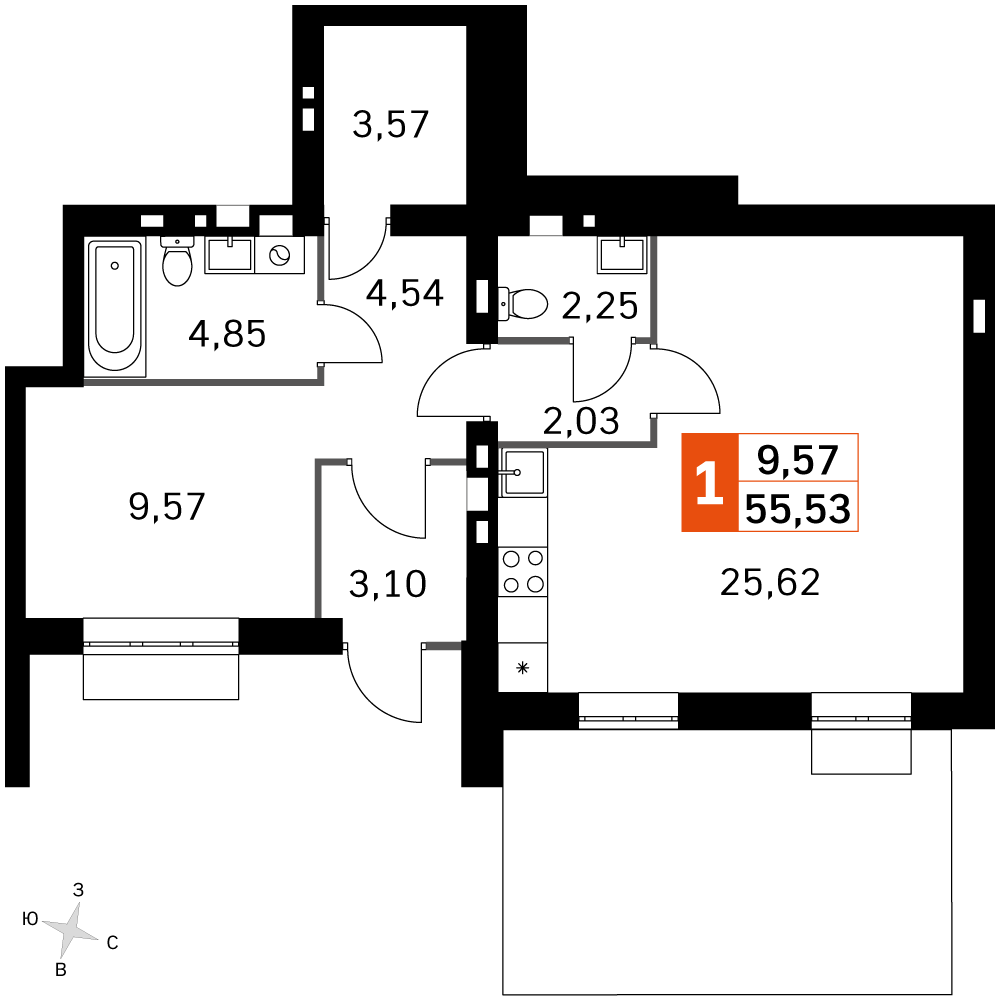 План таунхауса