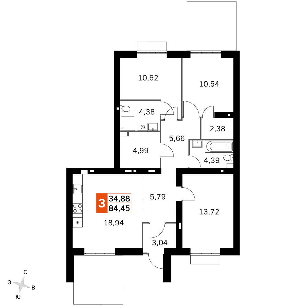 План таунхауса