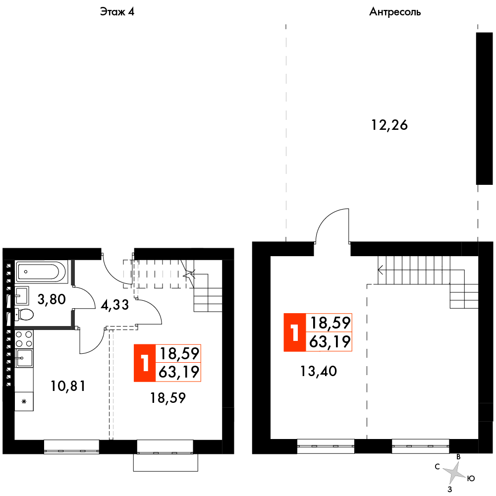 План таунхауса