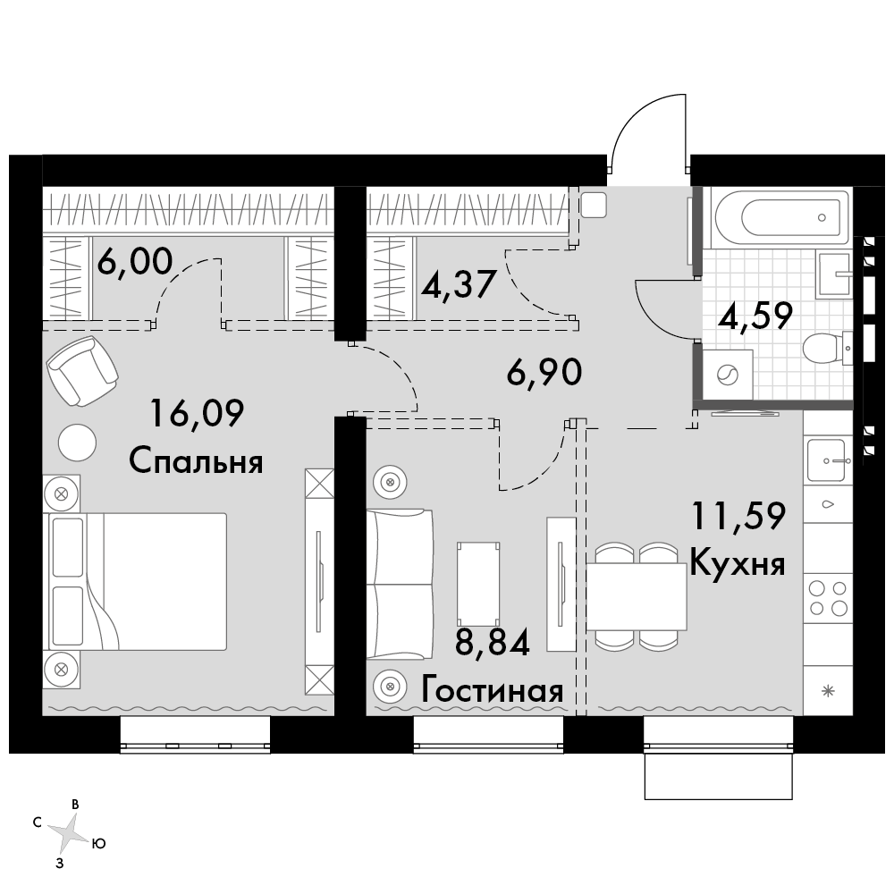 План таунхауса