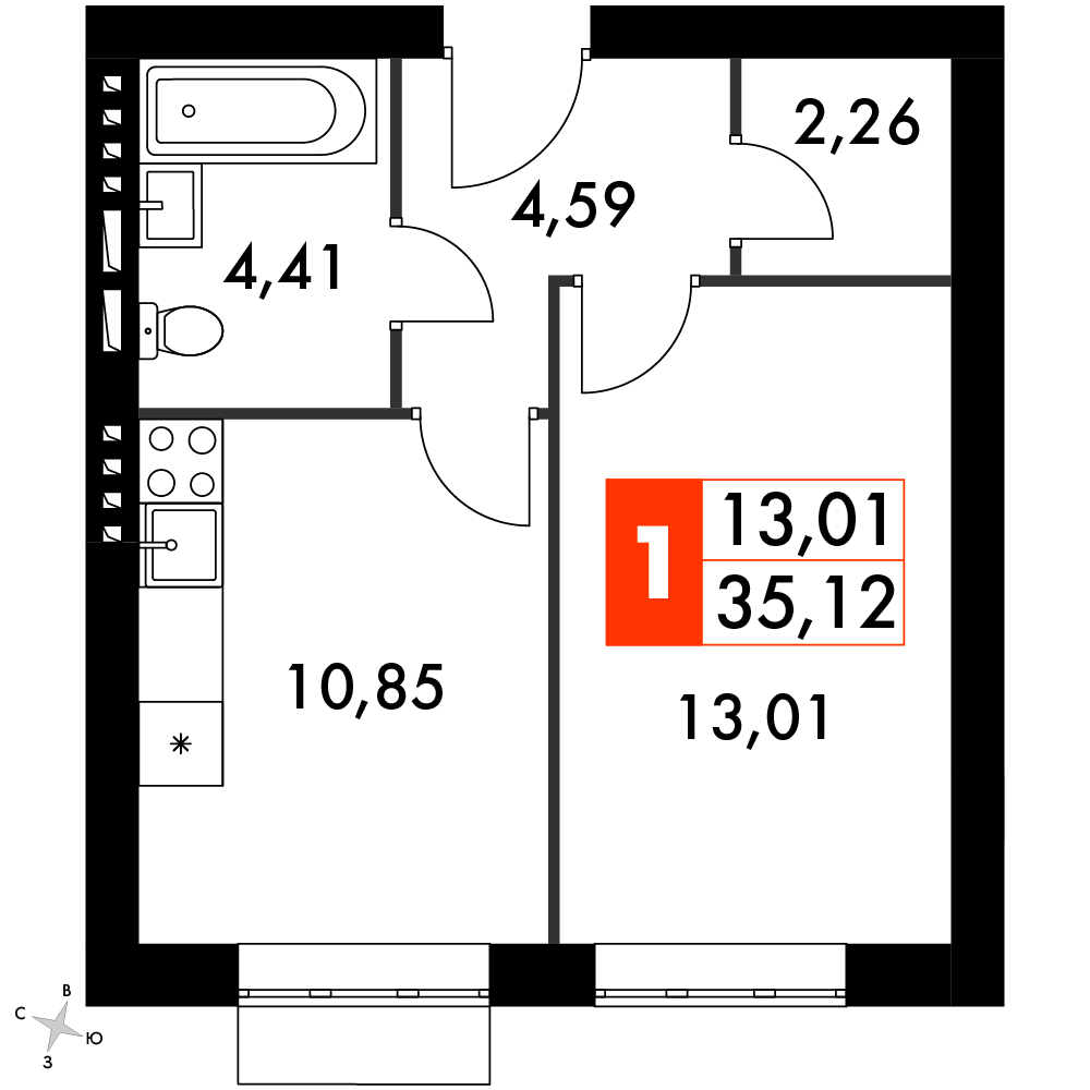 План таунхауса