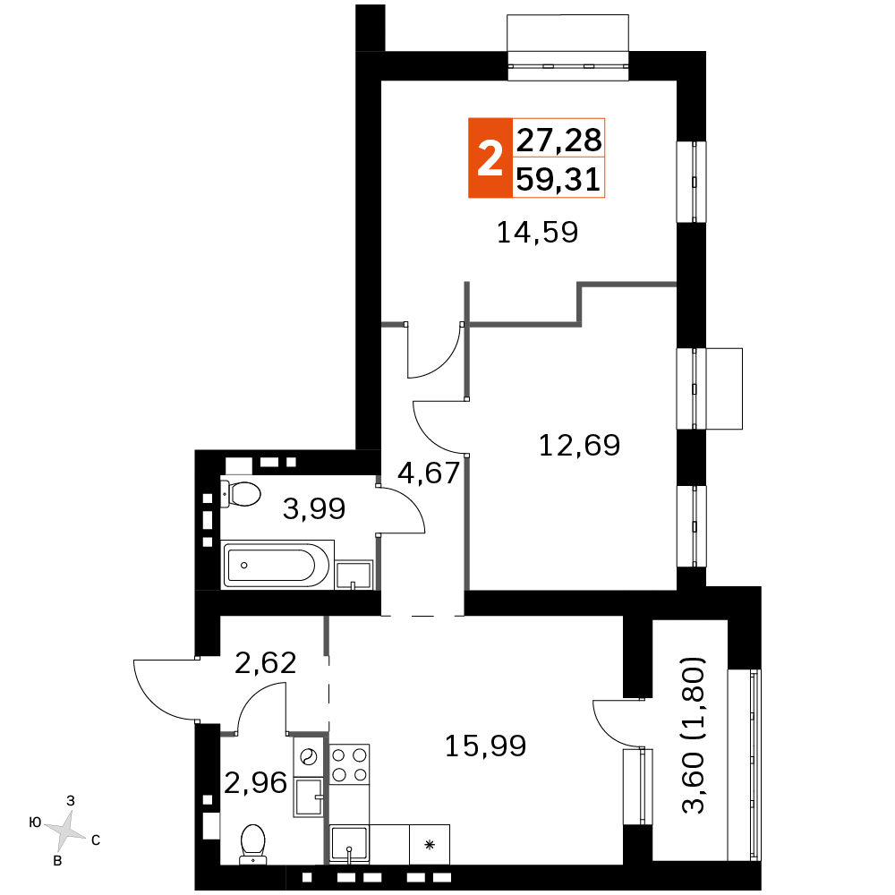 План таунхауса