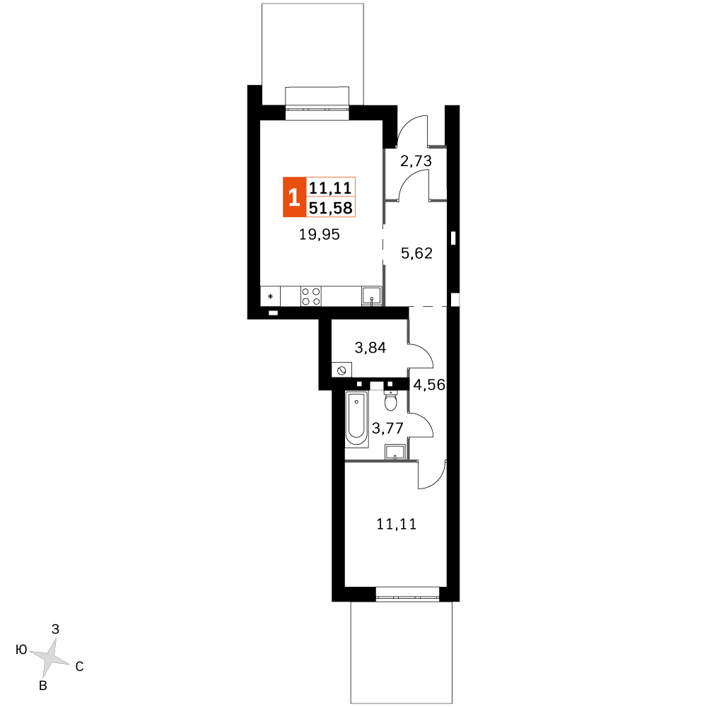 План таунхауса