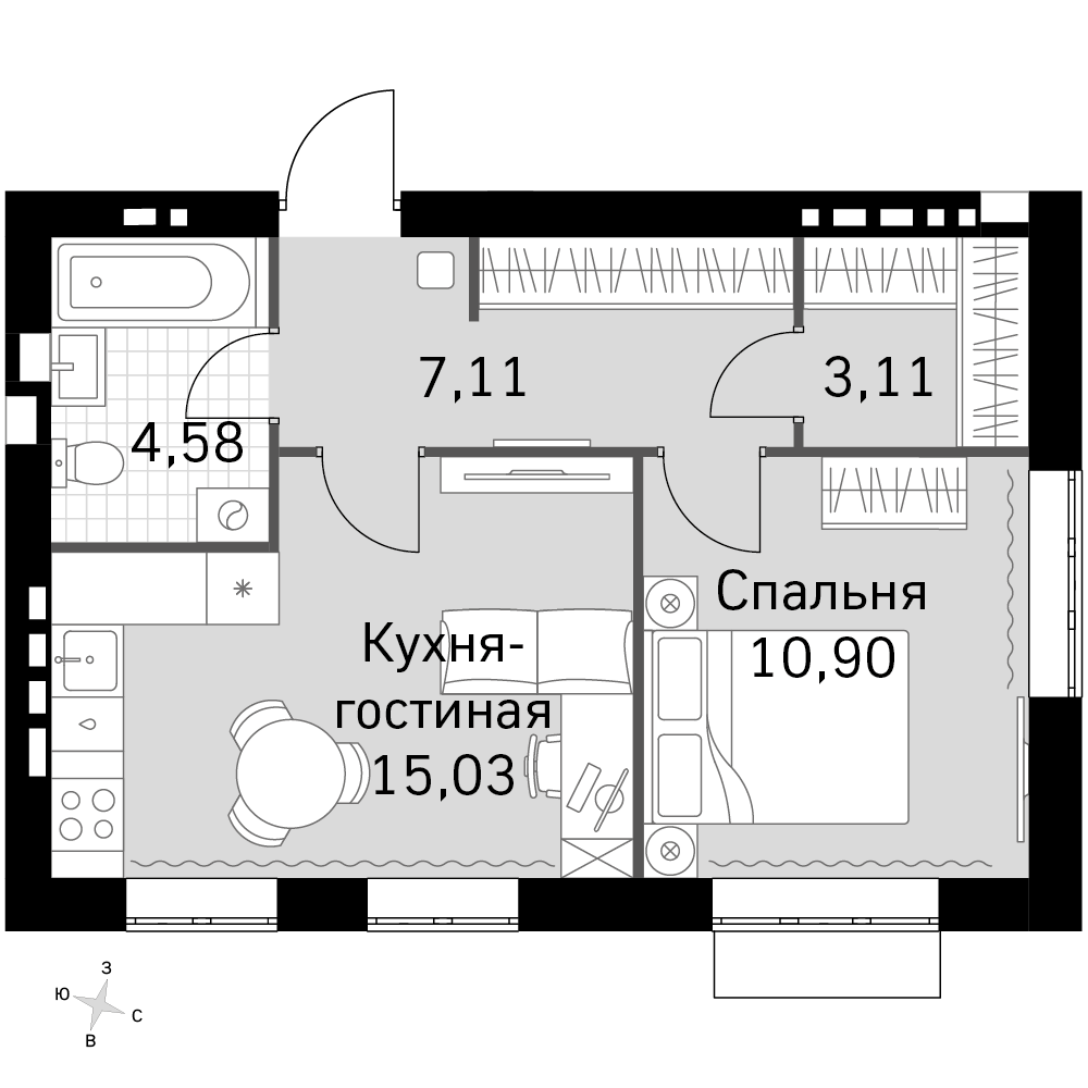План таунхауса