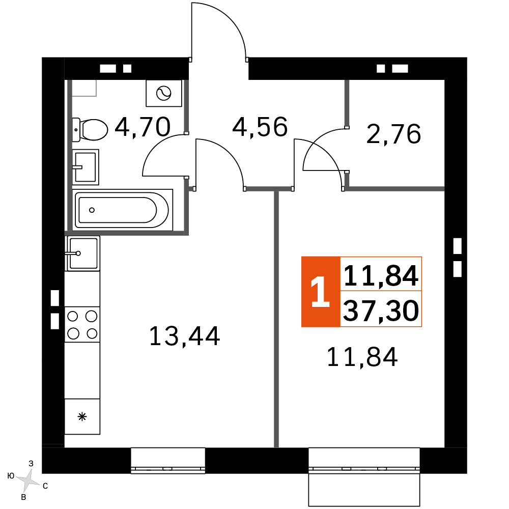 План таунхауса