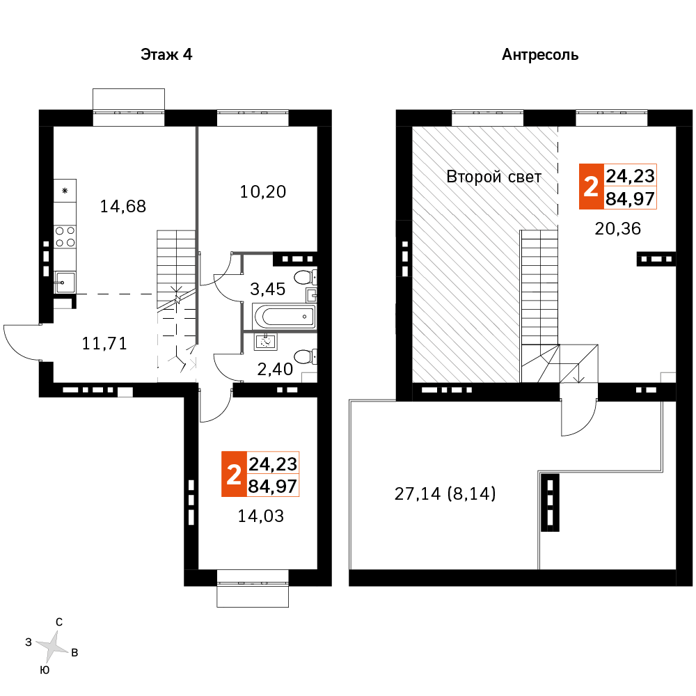 План таунхауса