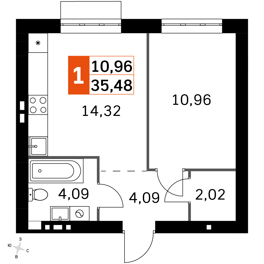 План таунхауса