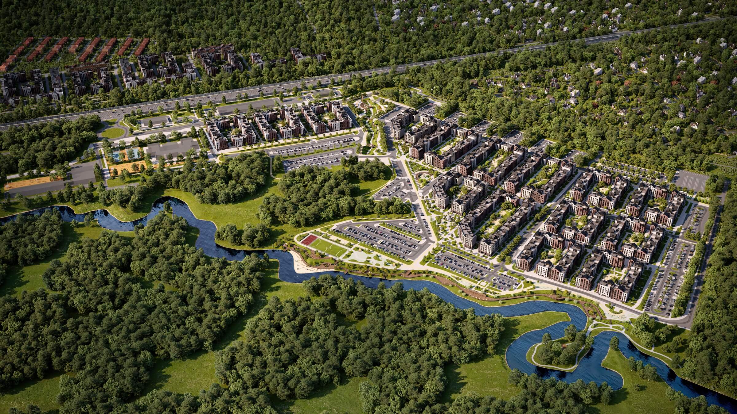 Таунхаус на генплане