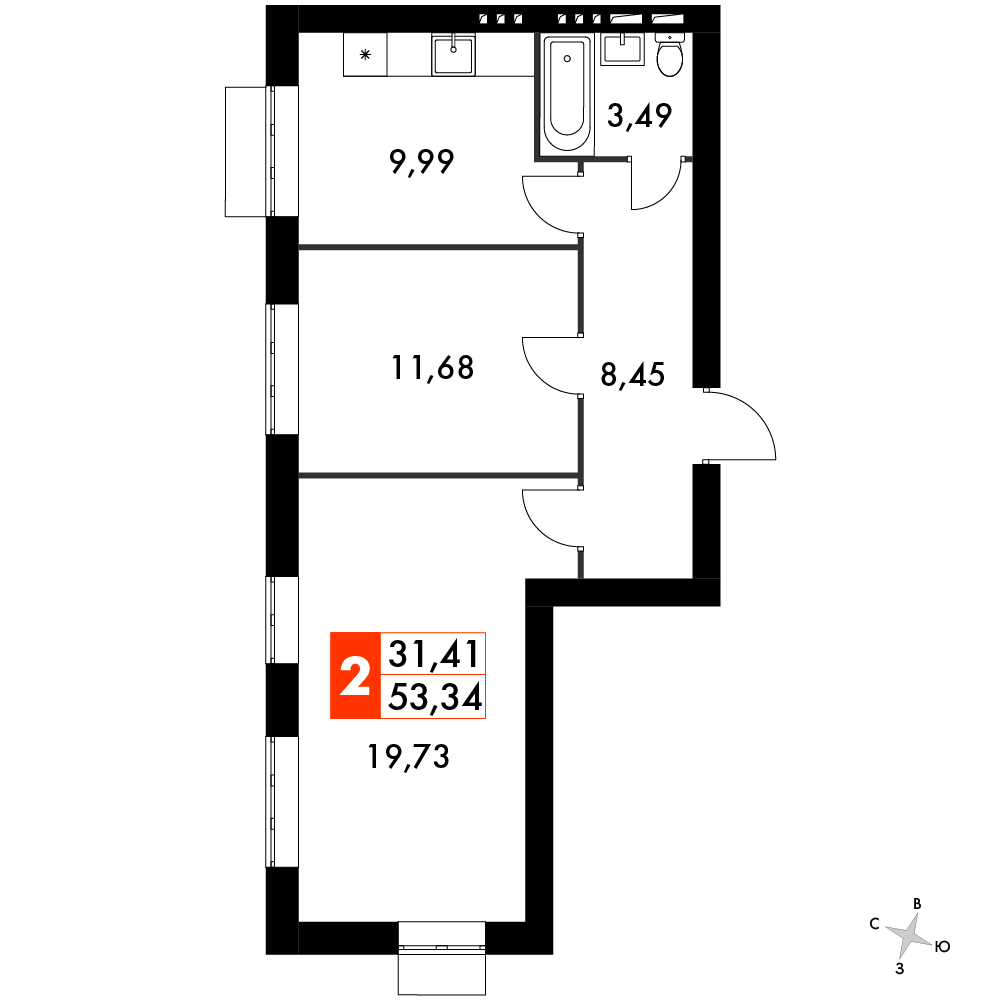 План таунхауса