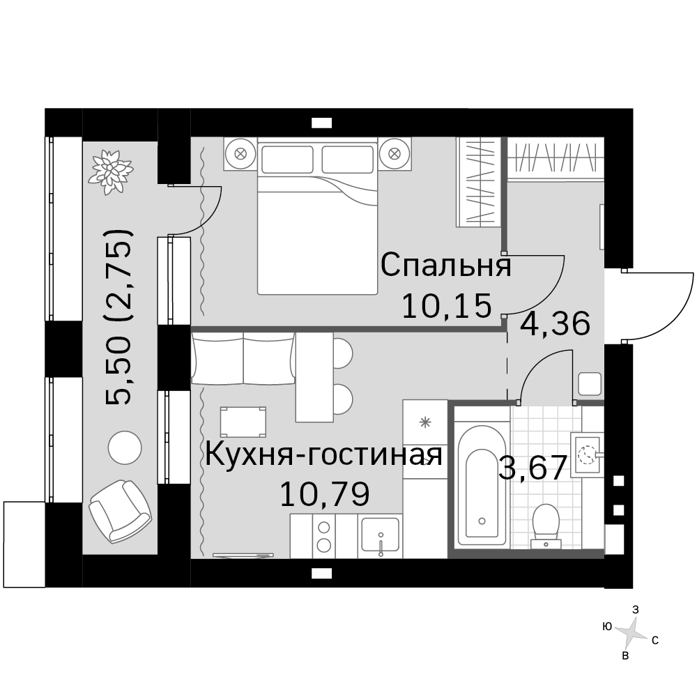 План таунхауса