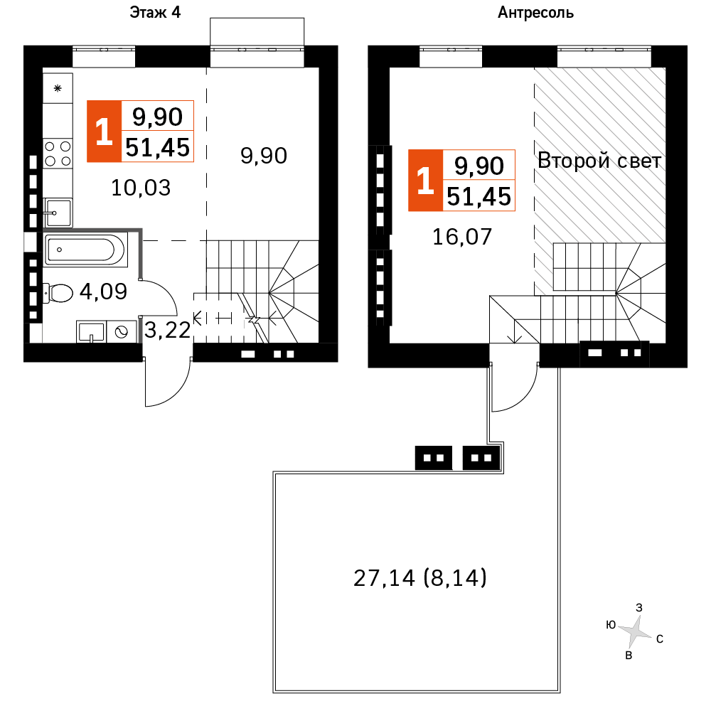 План таунхауса