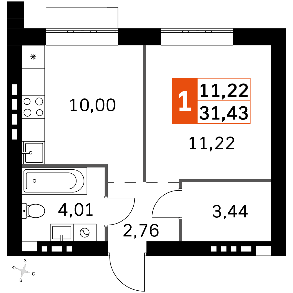 План таунхауса