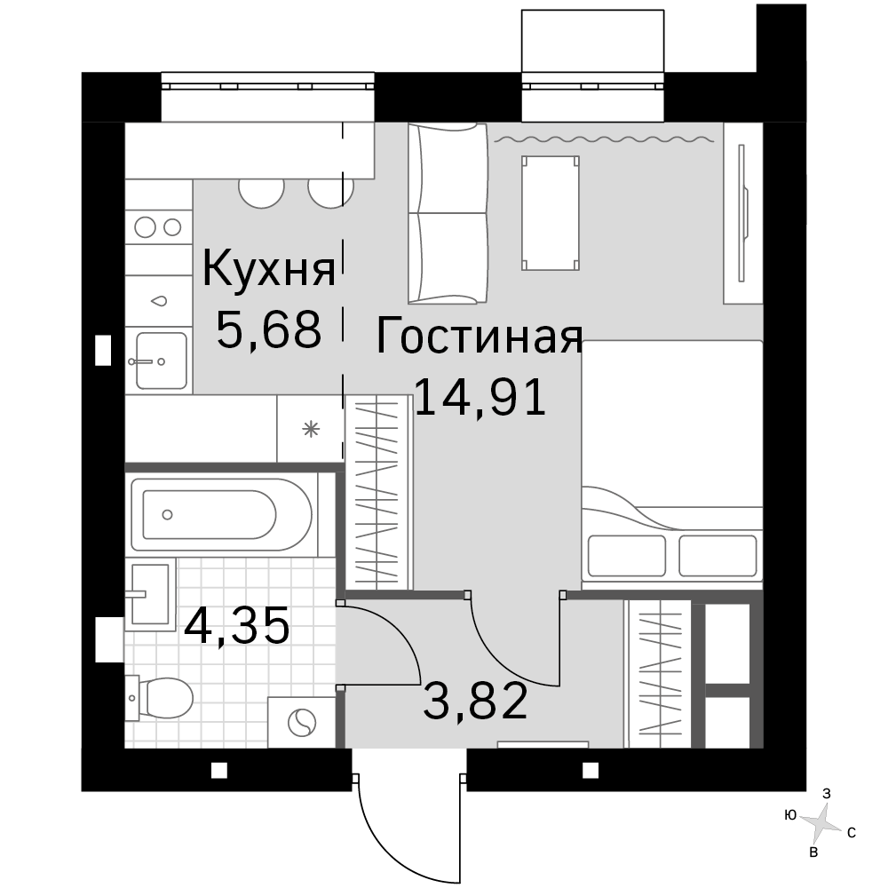 План таунхауса