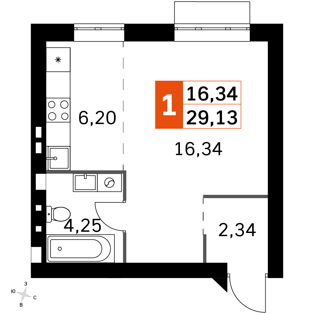 План таунхауса