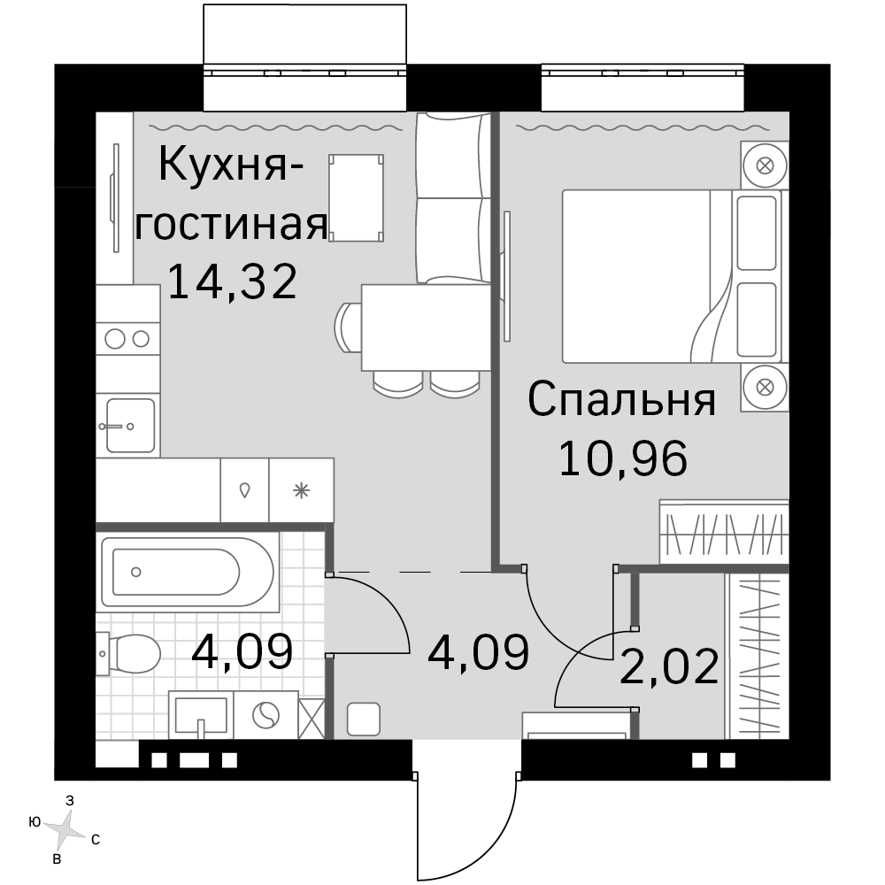 План таунхауса