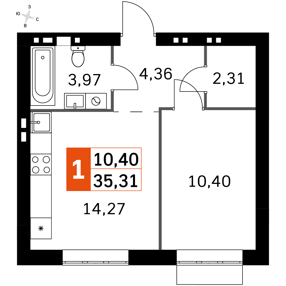 План таунхауса