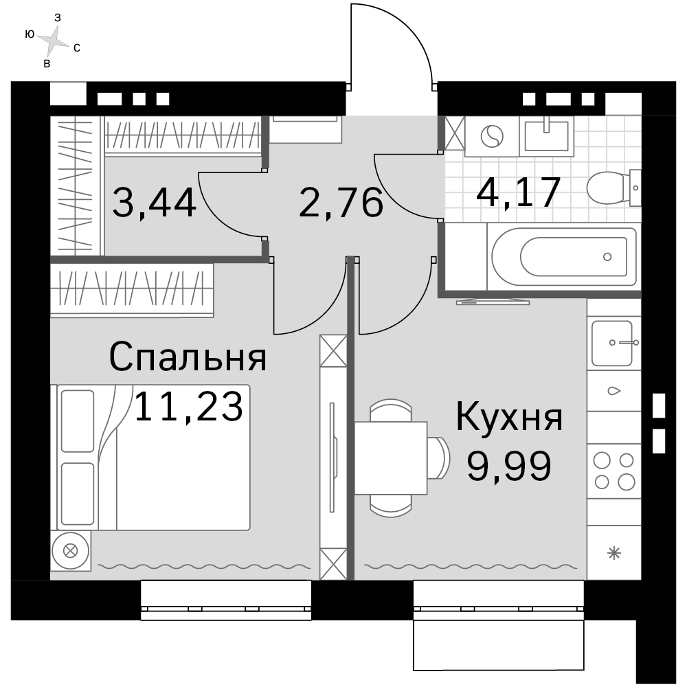 План таунхауса