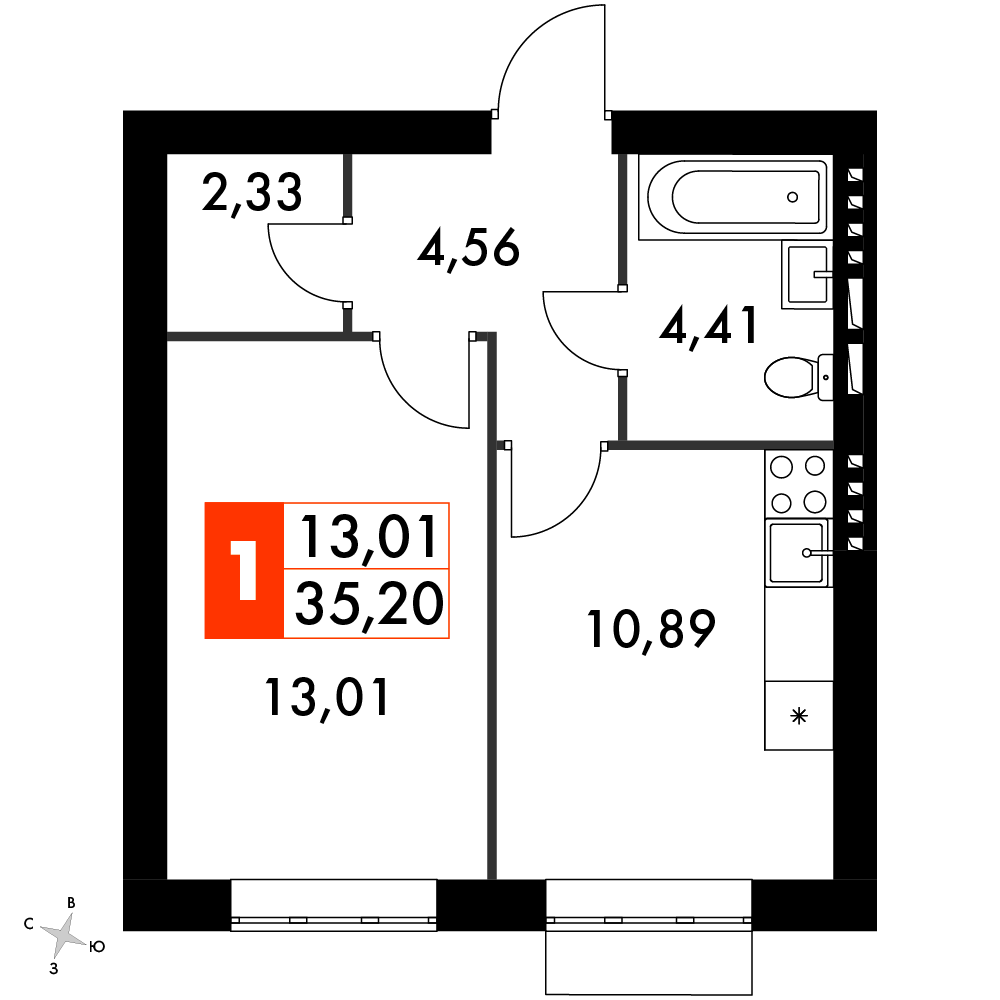 План таунхауса