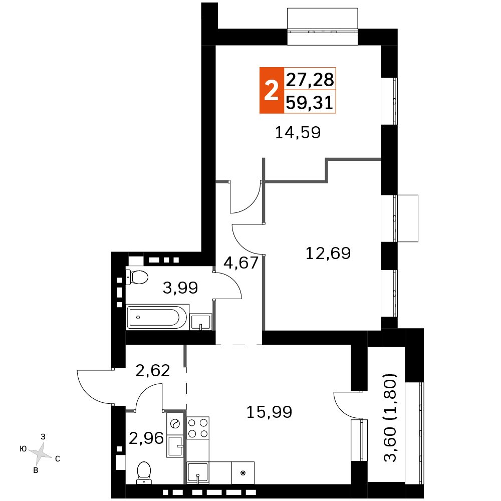 План таунхауса