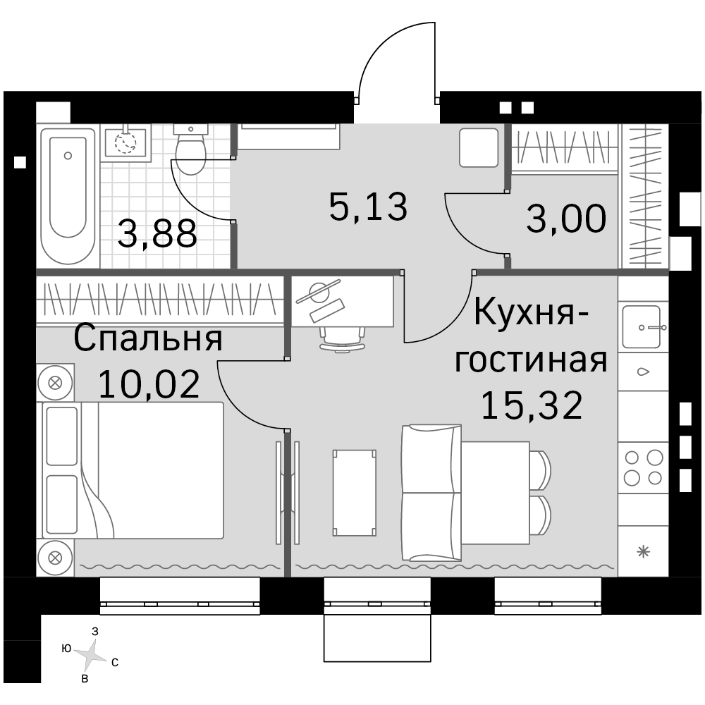 План таунхауса