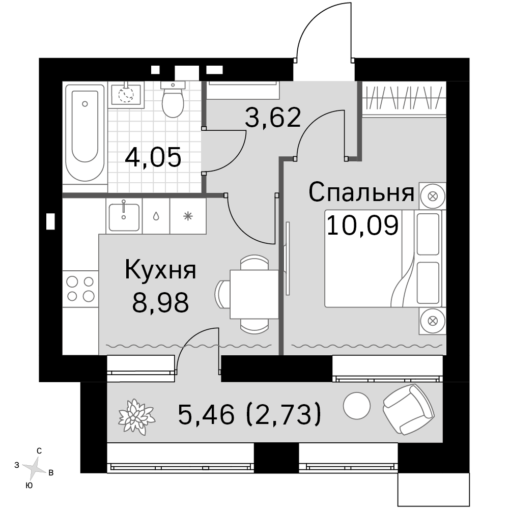План таунхауса