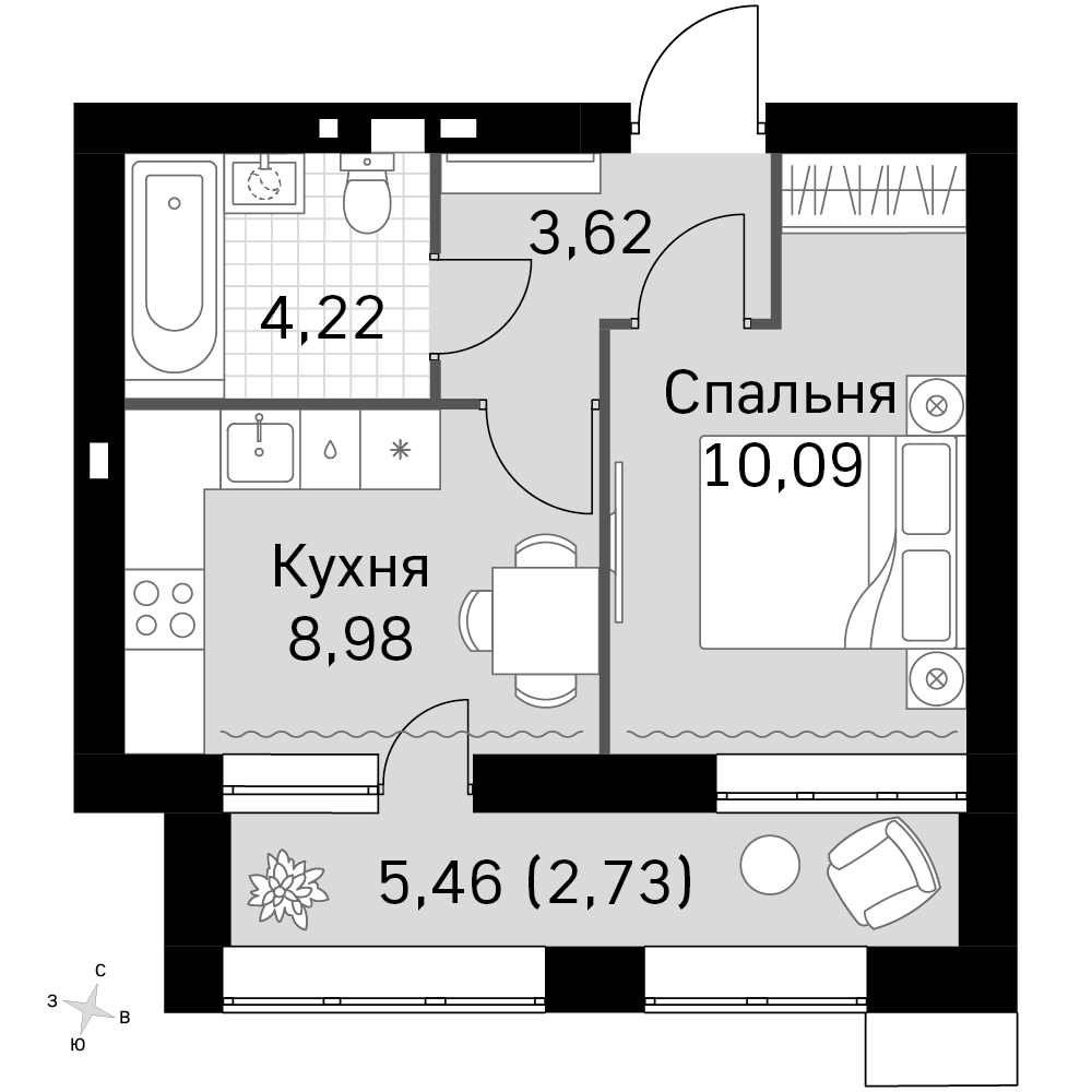 План таунхауса