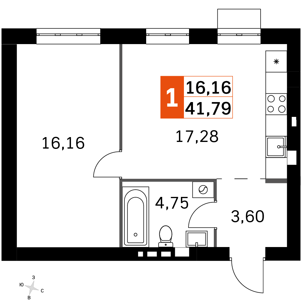 План таунхауса