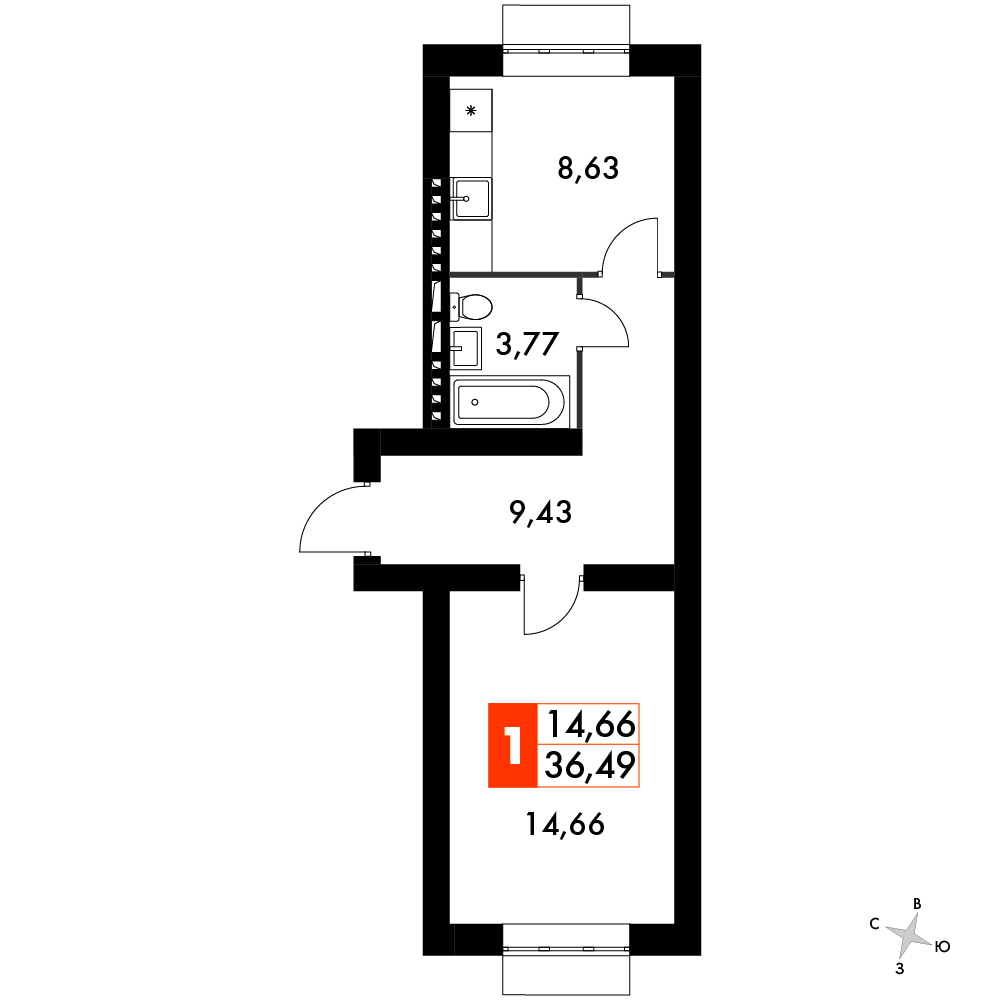 План таунхауса