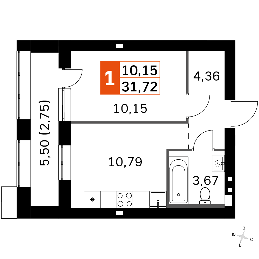 План таунхауса