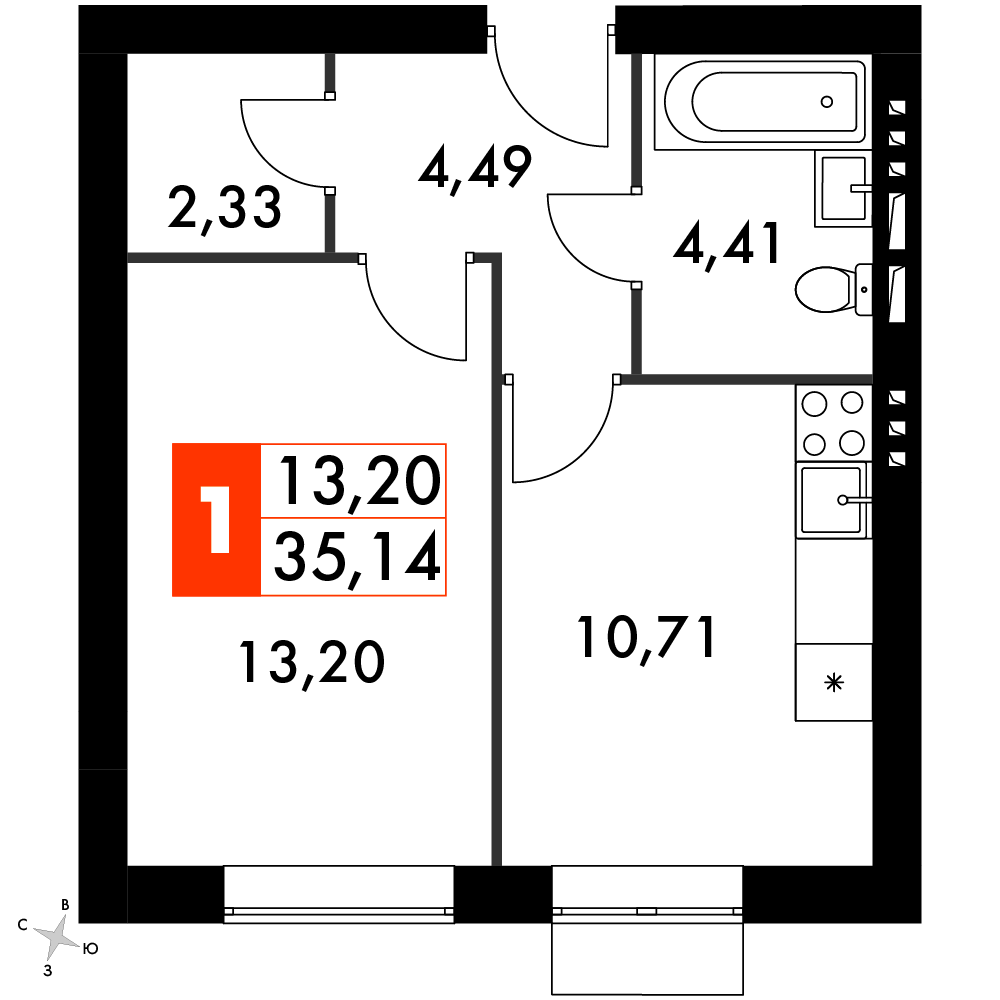 План таунхауса