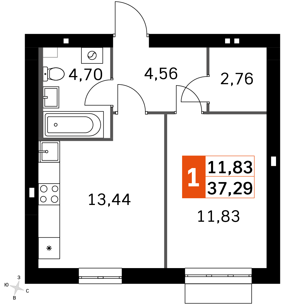 План таунхауса