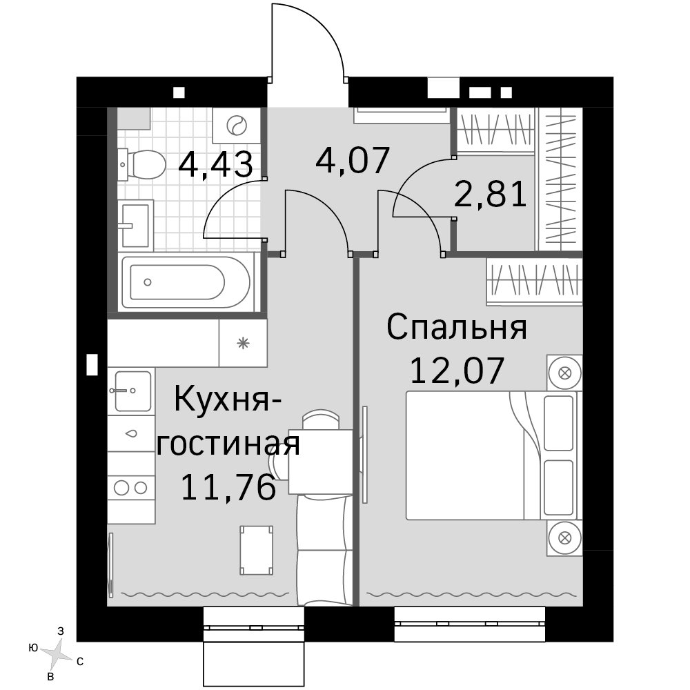 План таунхауса
