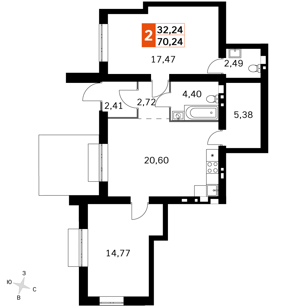 План таунхауса