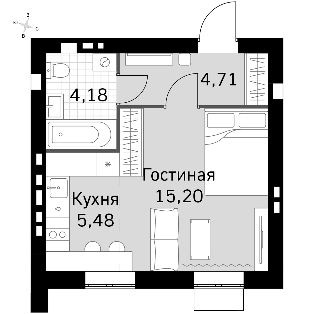 План таунхауса