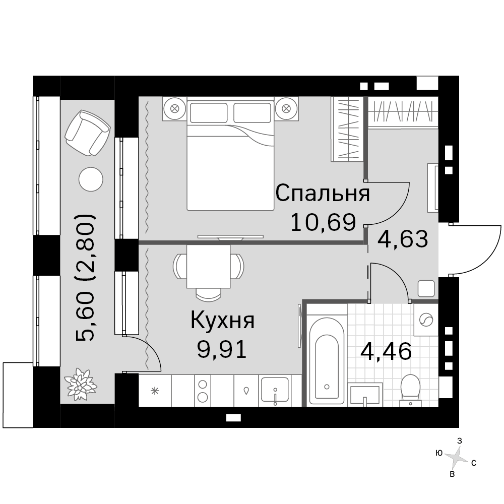 План таунхауса