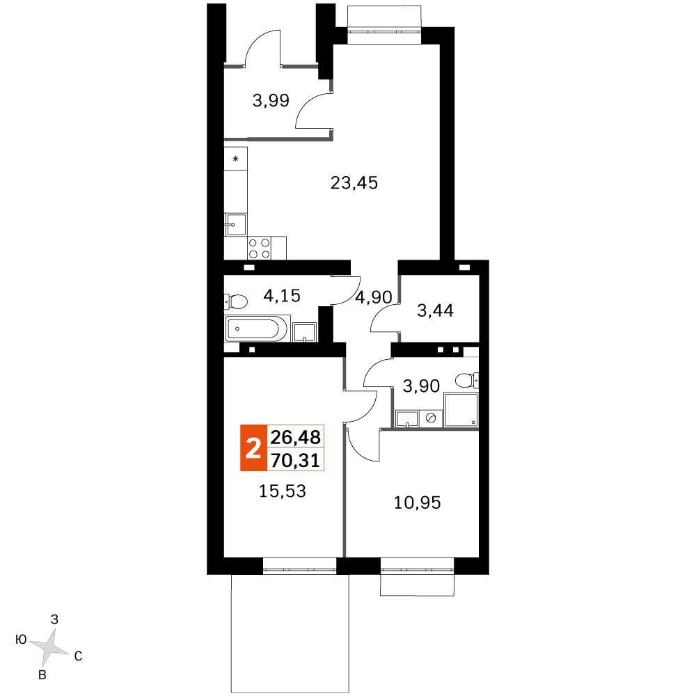 План таунхауса