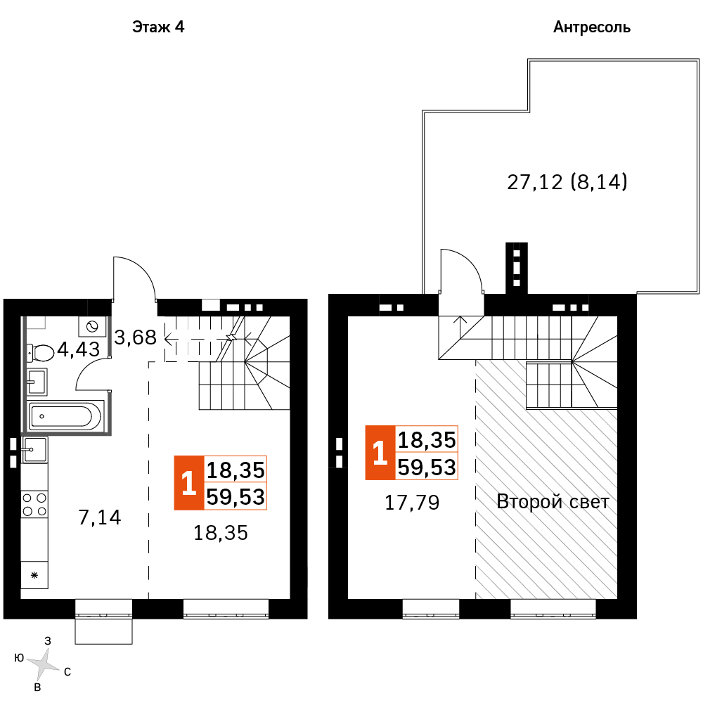 План таунхауса