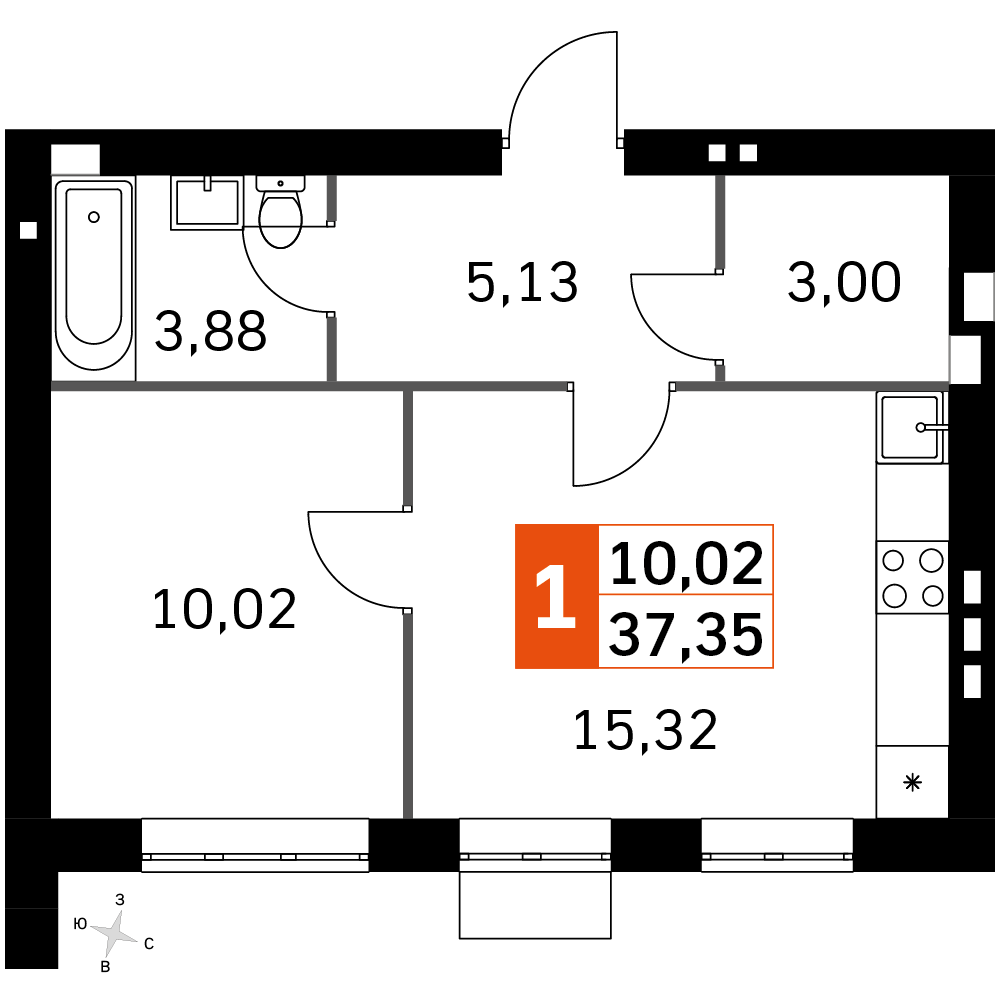 План таунхауса