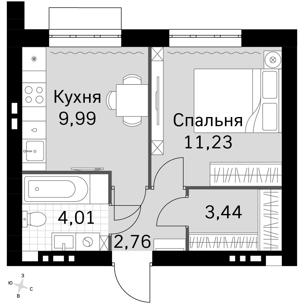 План таунхауса