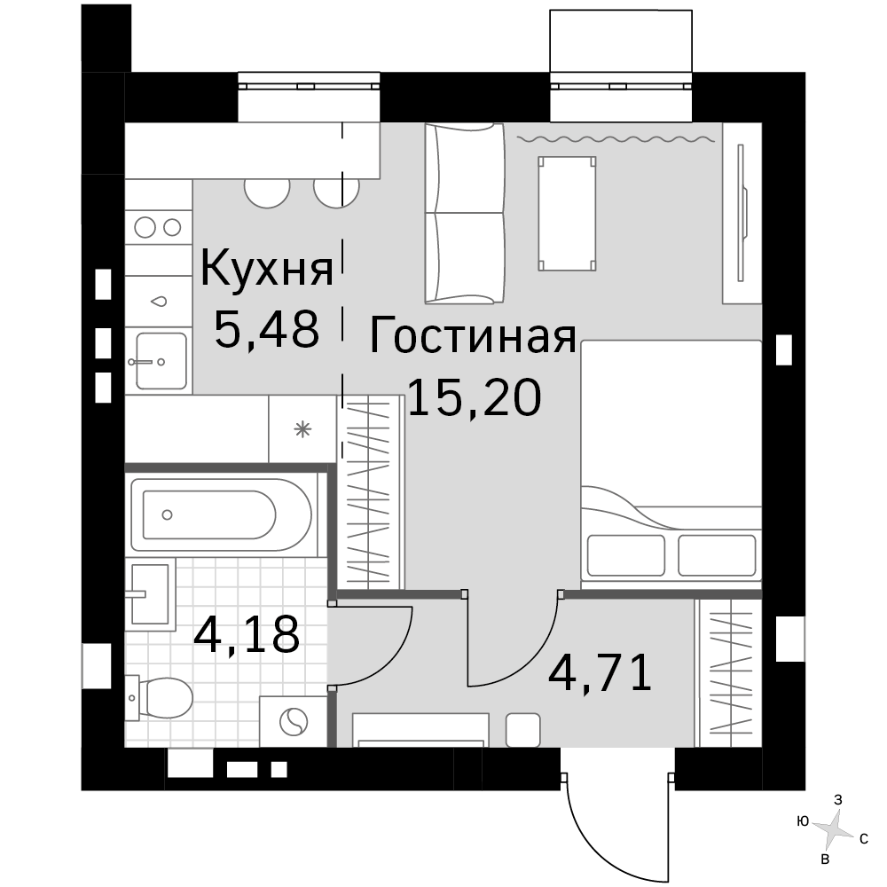 План таунхауса
