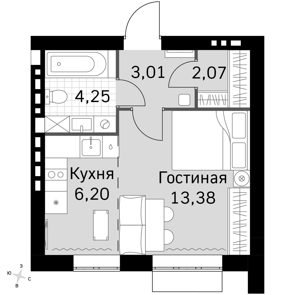 План таунхауса