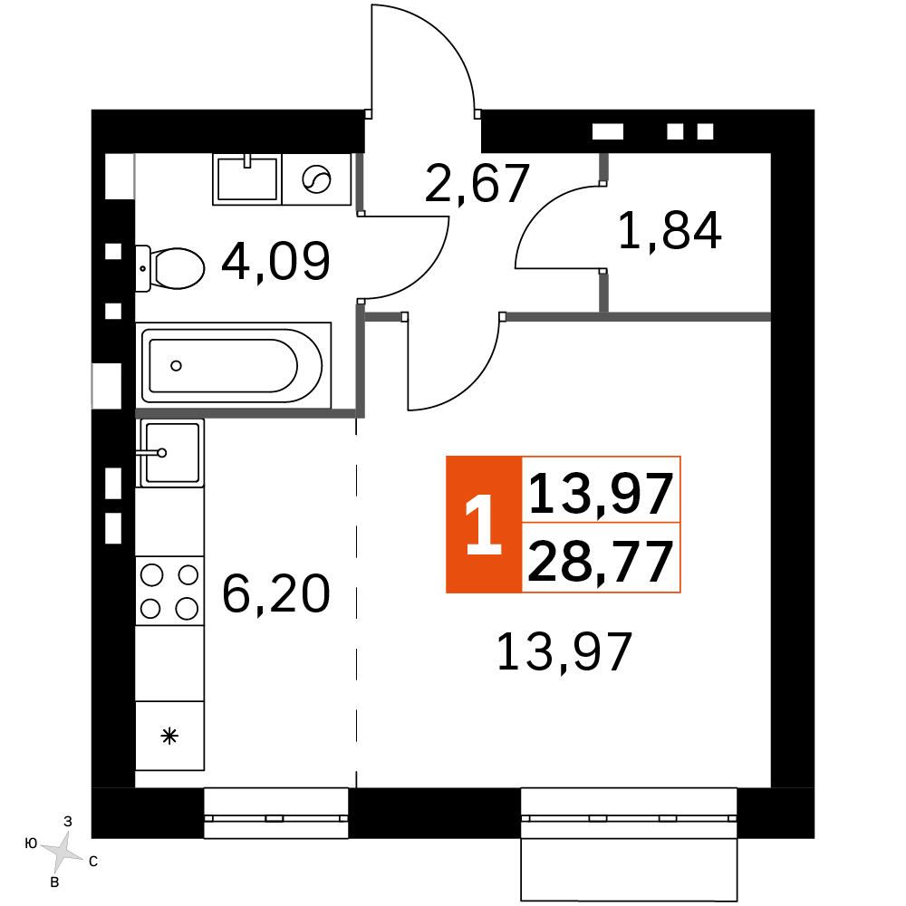 План таунхауса