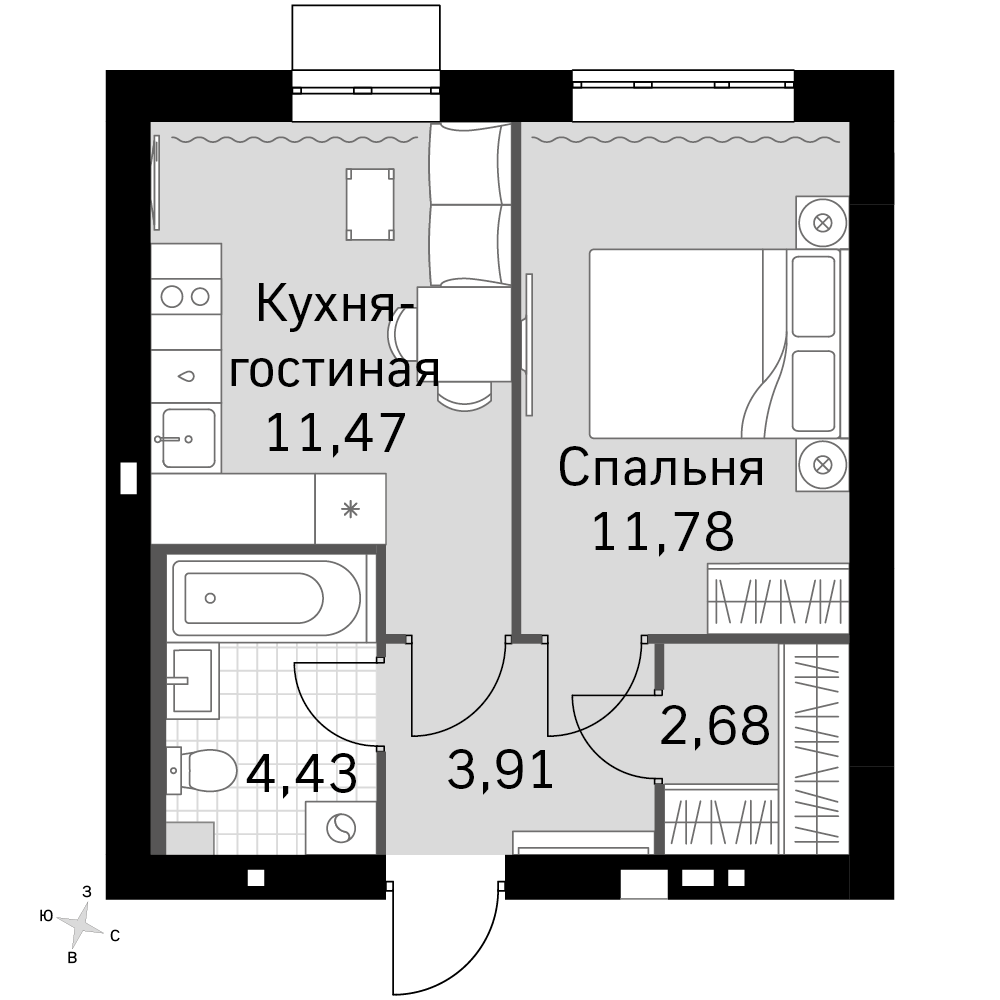 План таунхауса