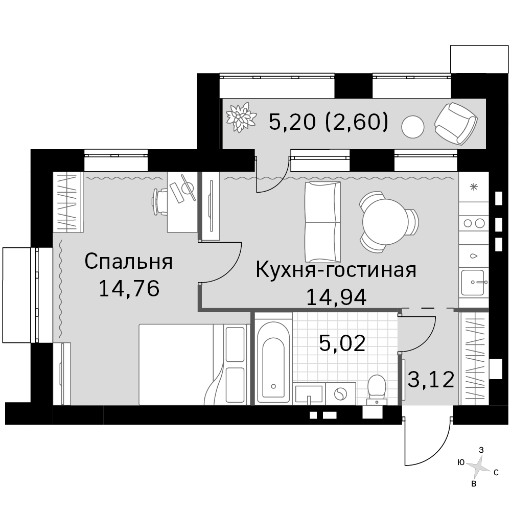 План таунхауса