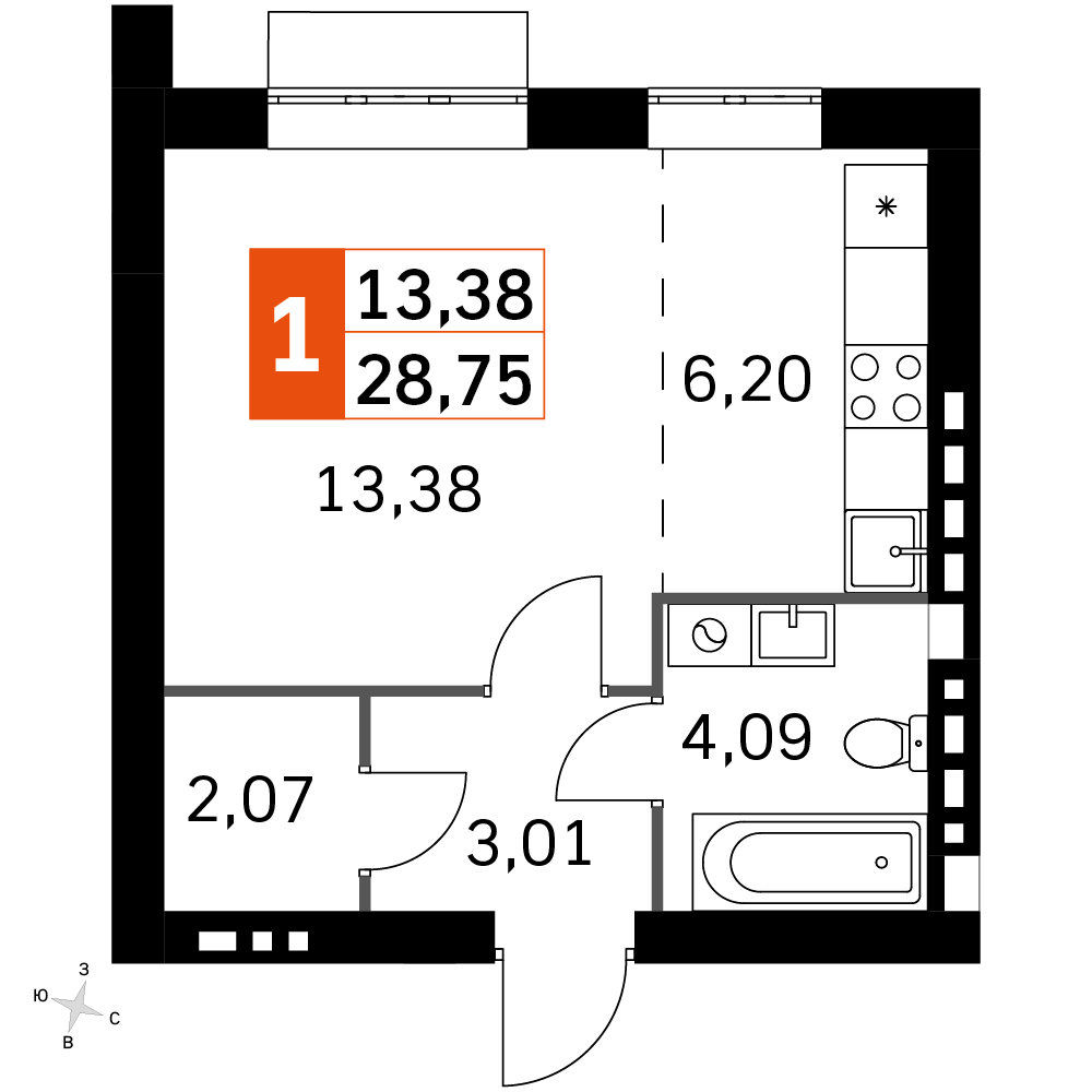 План таунхауса