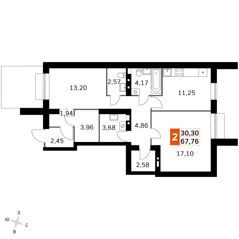 План таунхауса