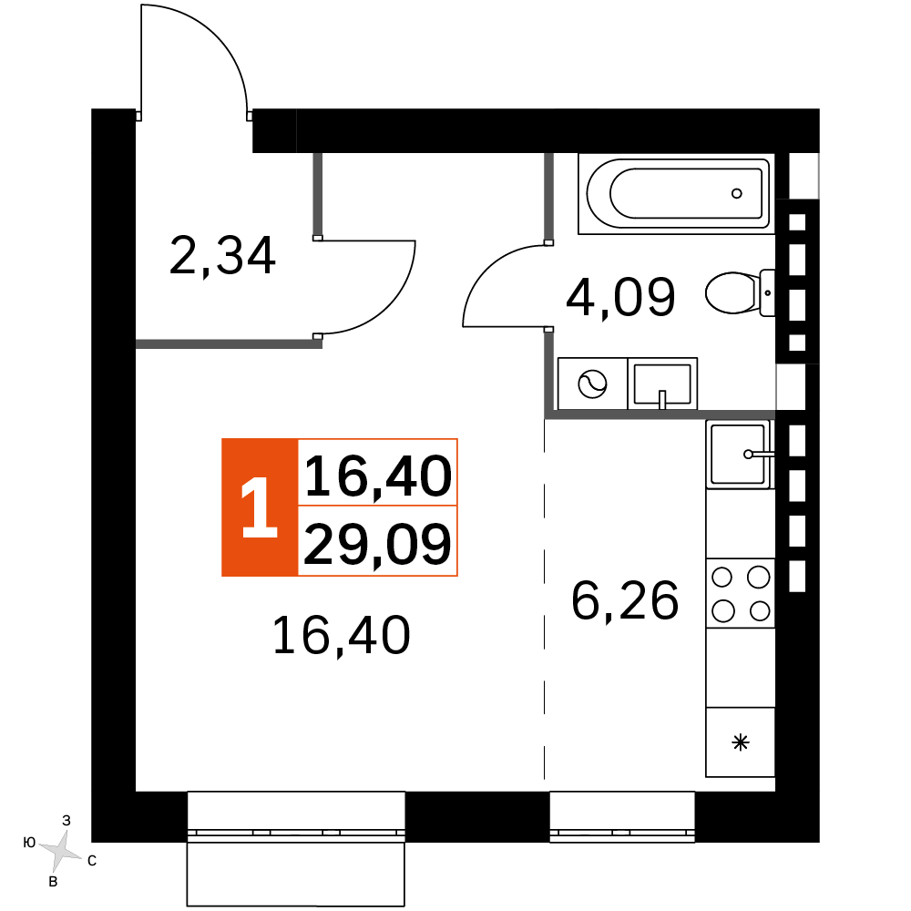 План таунхауса