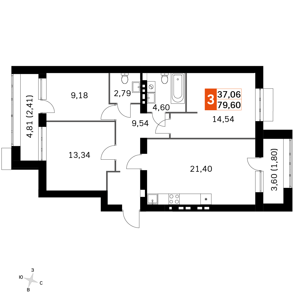 План таунхауса