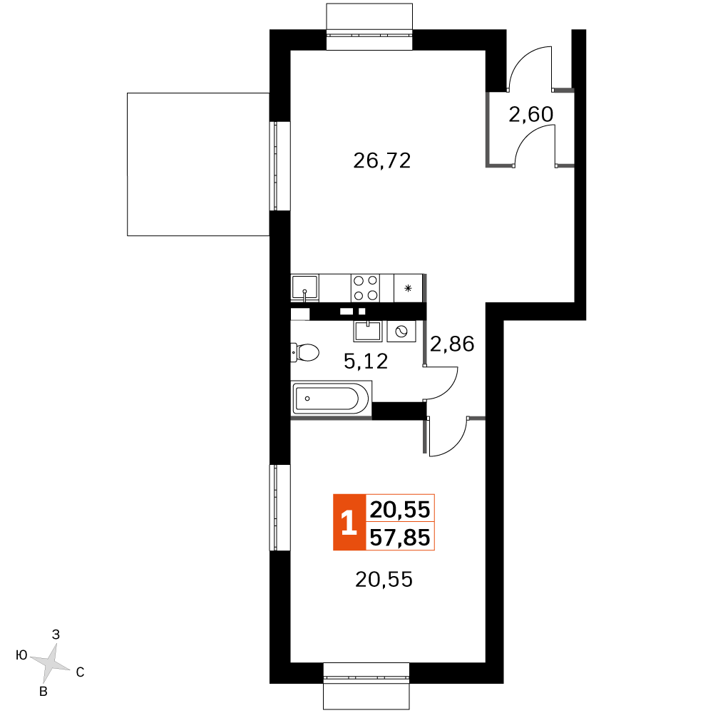 План таунхауса